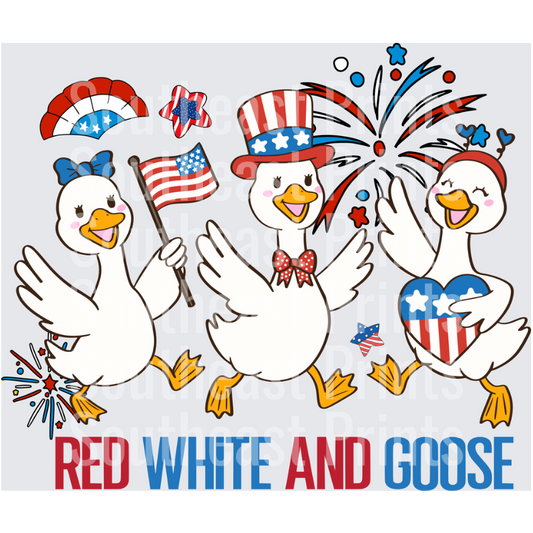 Patriotic Geese Celebration
