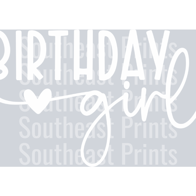 Birthday Girl WHITE