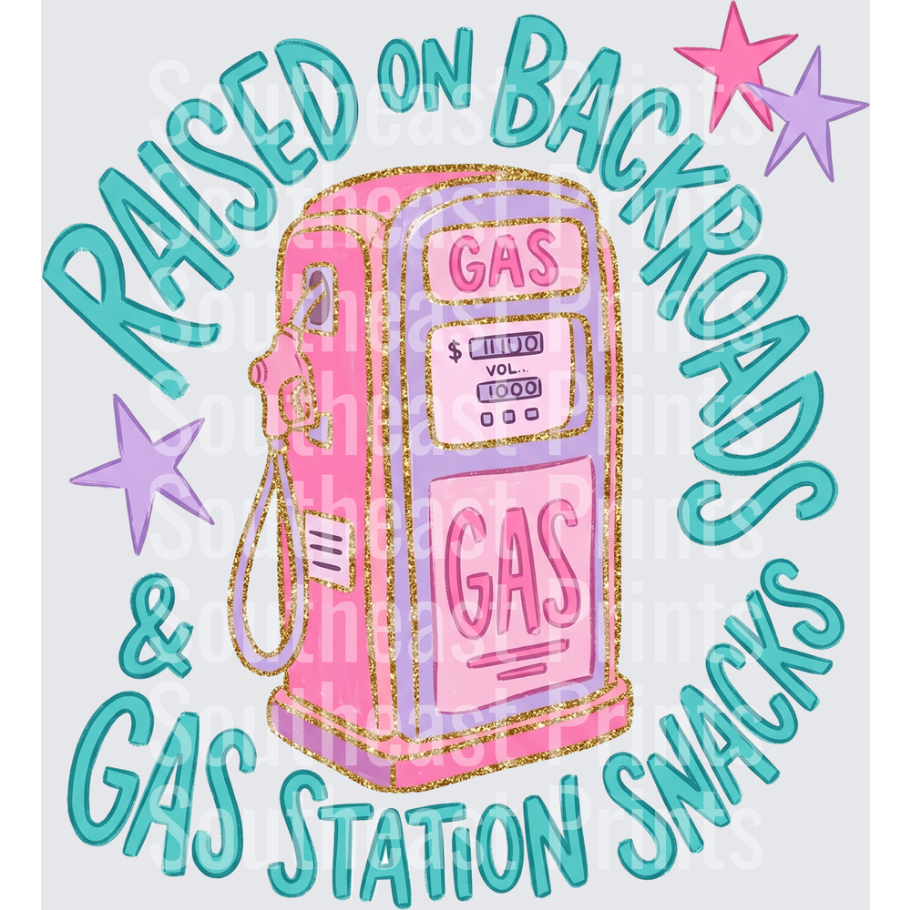 Raised Backroads Gas