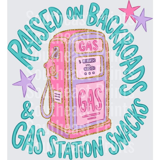 Raised Backroads Gas