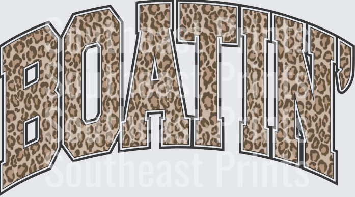 Boatin Leopard Print