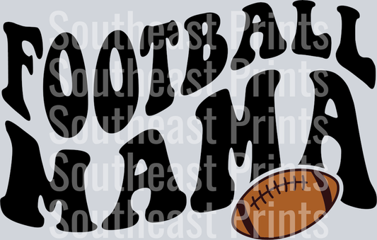 Football Mama Black