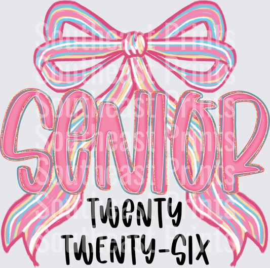 Senior Twenty Twenty-Six Pink