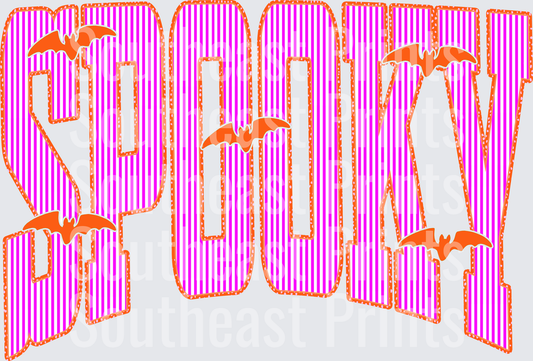 Spooky Pink Bats