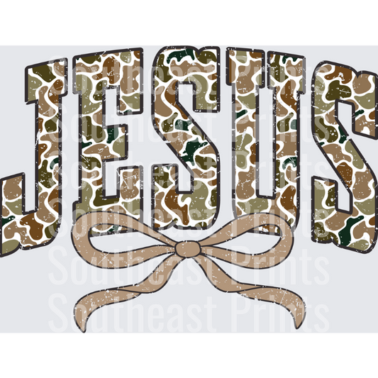 Jesus Camouflage Bow