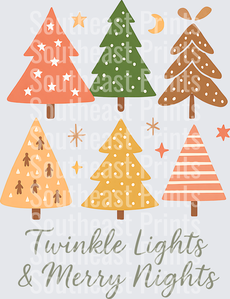Twinkle Lights Christmas Trees