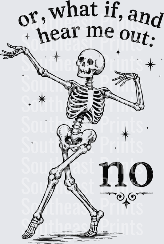 Dancing Skeleton No
