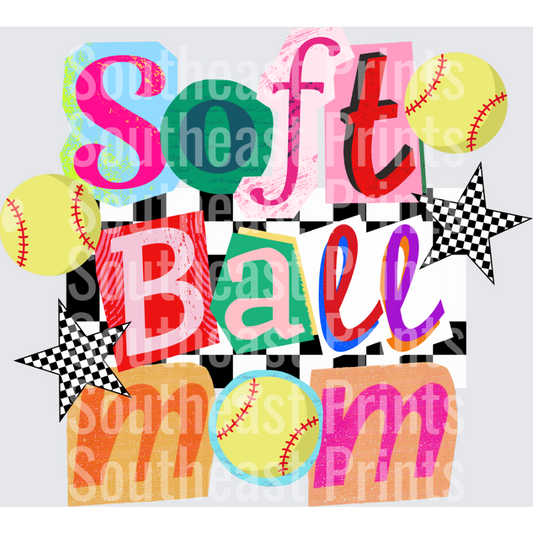 Softball Mom Collage