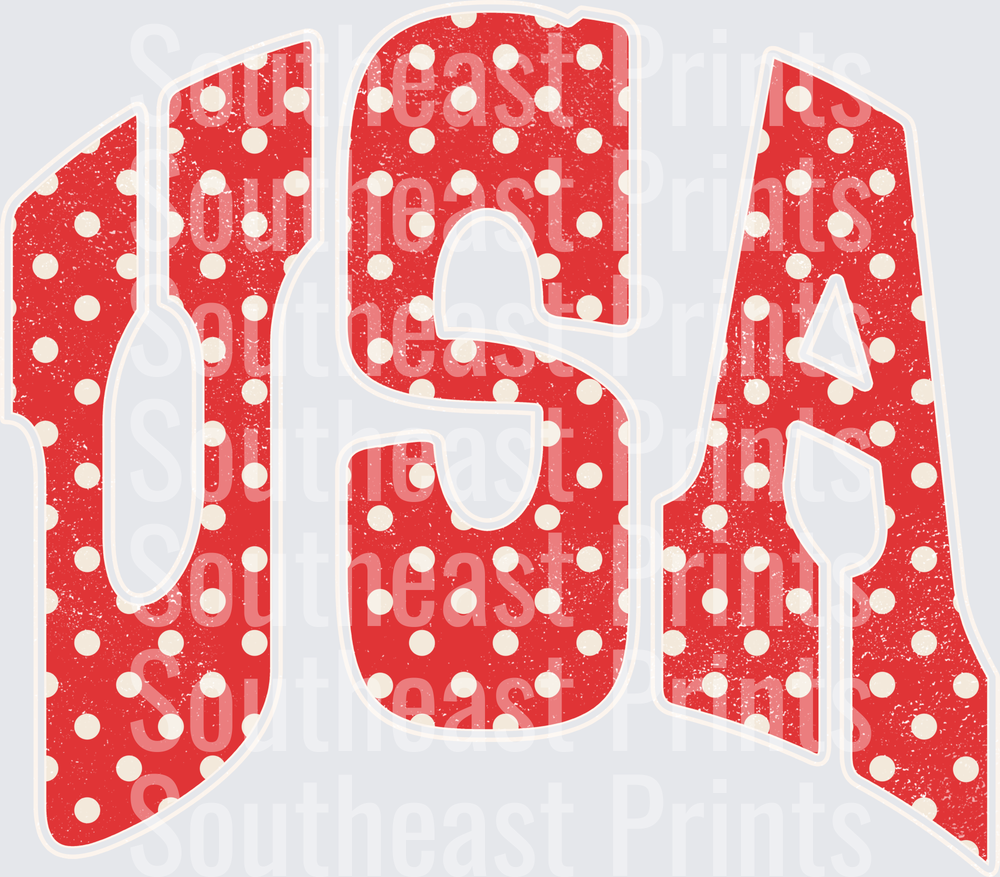 USA Polka Dots