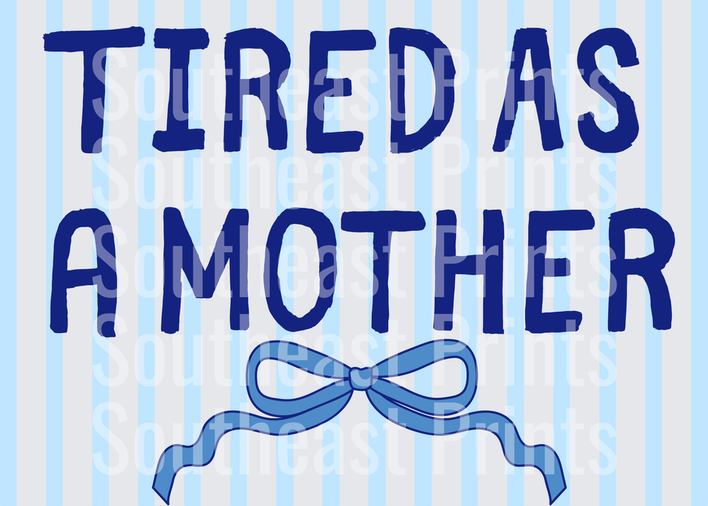 Tired Mother Ribbon