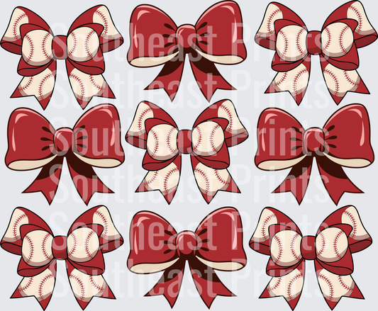 Baseball Bow Pattern