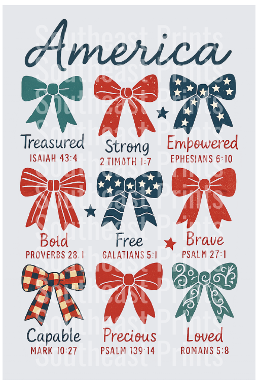 America Bow Scripture