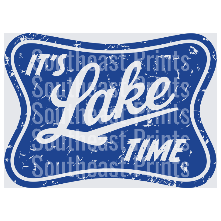 It's Lake Time Blue