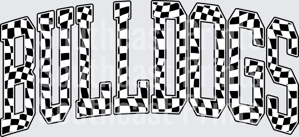 Checkered Bulldogs Arched