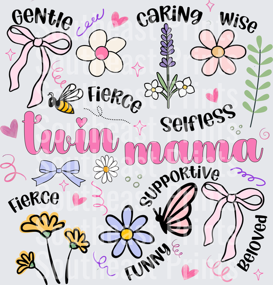 Twin Mama Floral