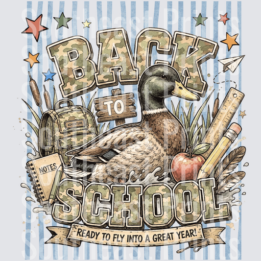 Mallard Duck Back To School