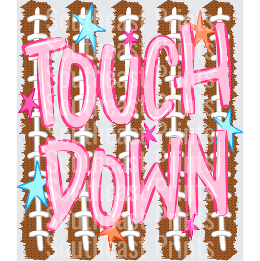 Pink Touchdown Football