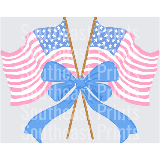 American Flag Bow