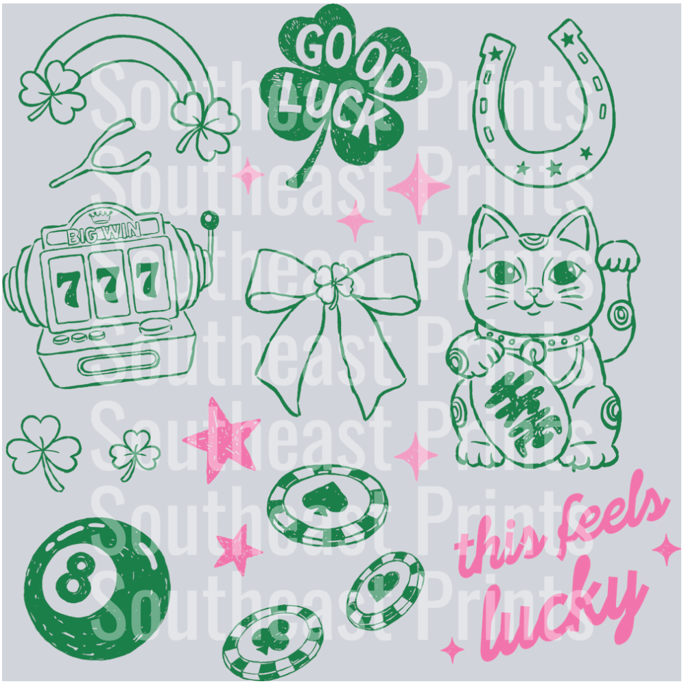 Pink and Green Lucky