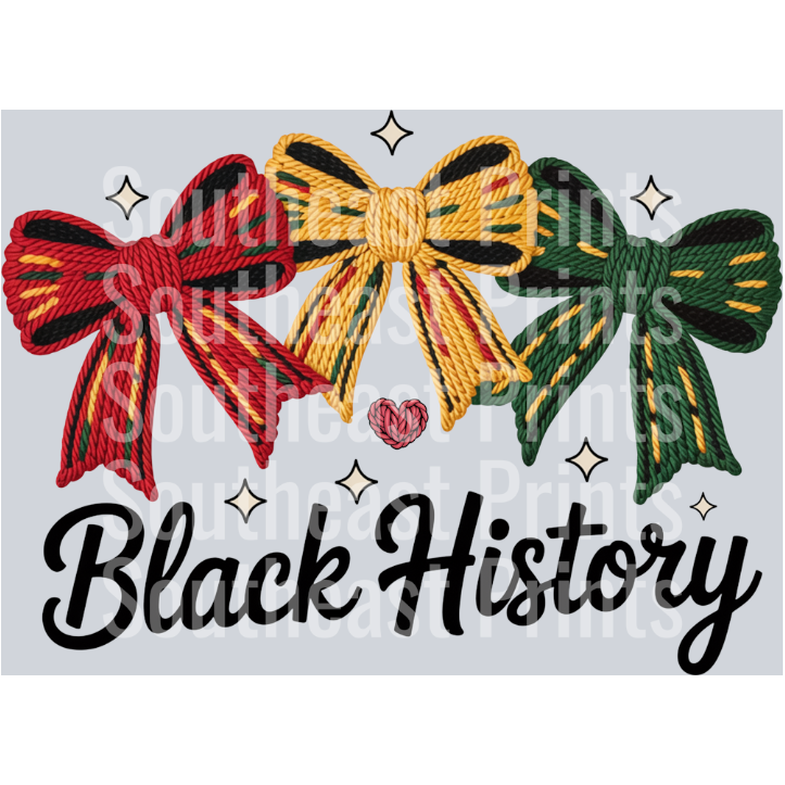 Black History 3 Bows