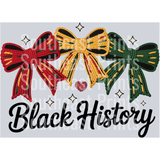 Black History 3 Bows
