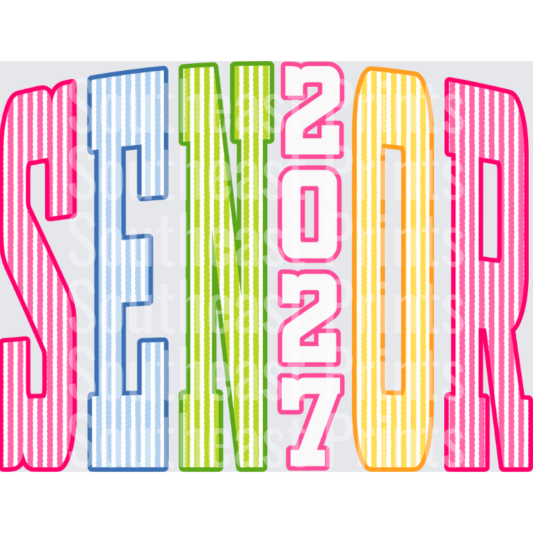 Senior 2027 Colorful