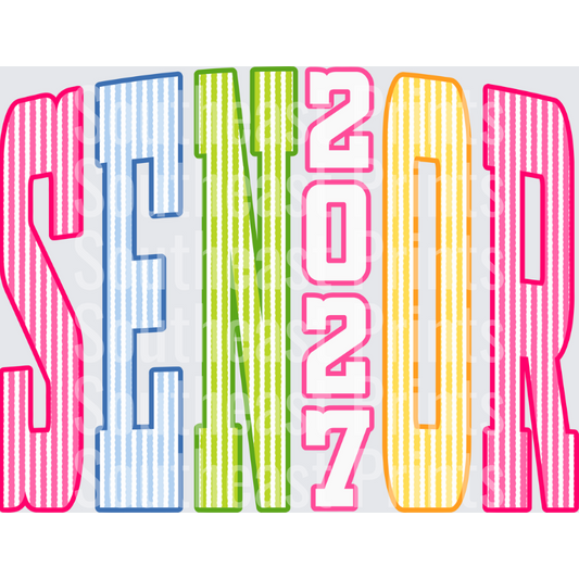 Senior 2027 Colorful