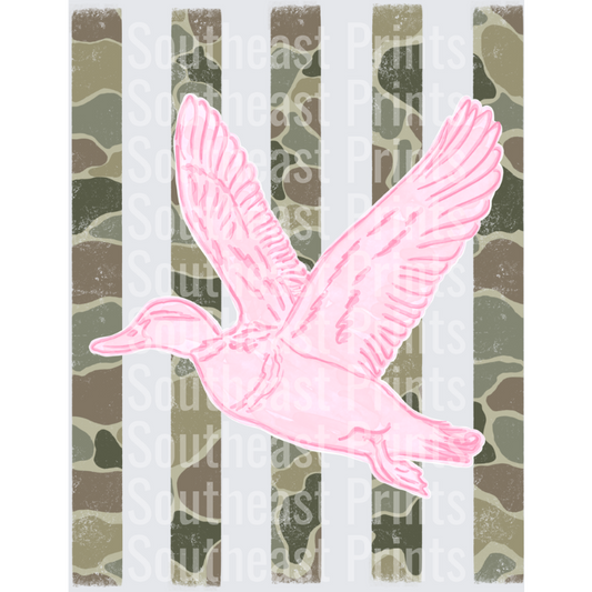 Pink Flying Duck Camo