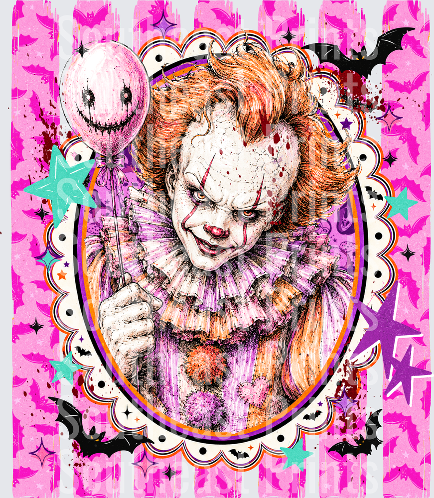 Pennywise Pink Halloween