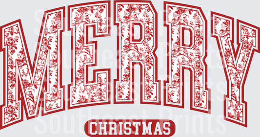 Merry Christmas Toile