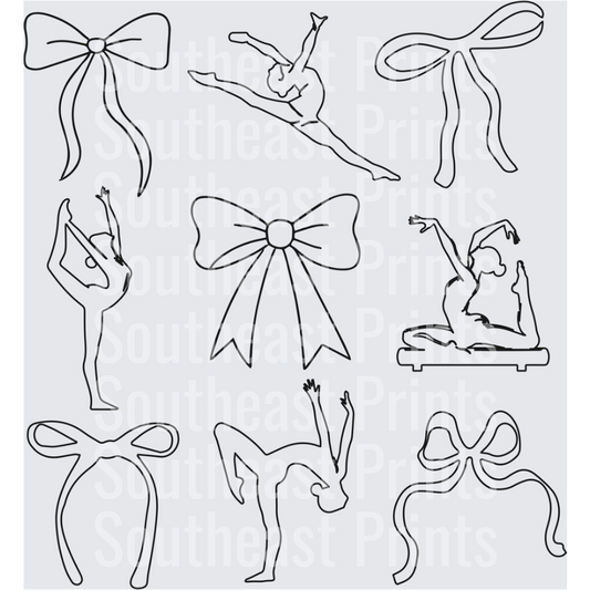 Gymnastics Bows Bundle