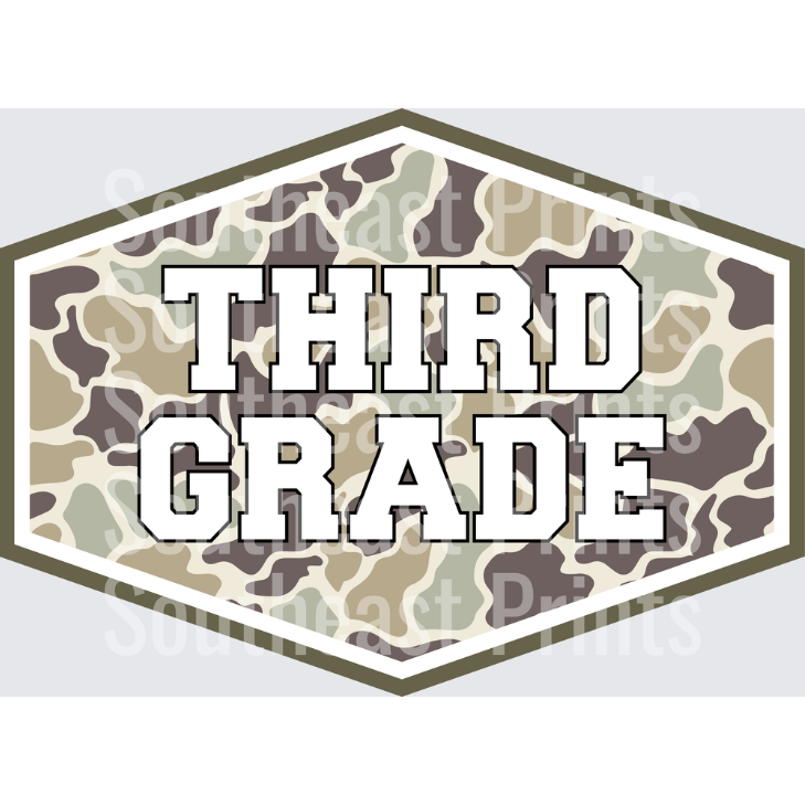 Third Grade Camo