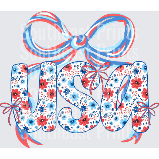Patriotic USA Floral