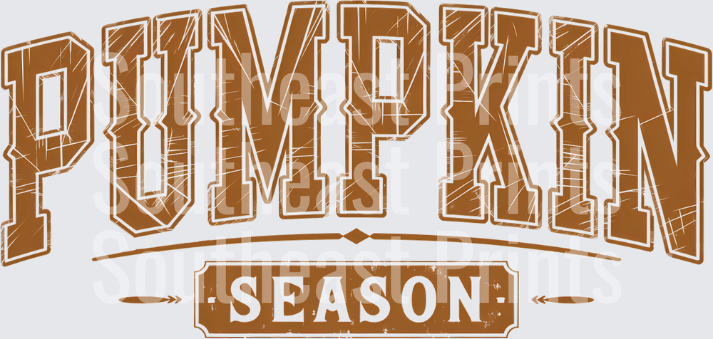 Pumpkin Season Typography