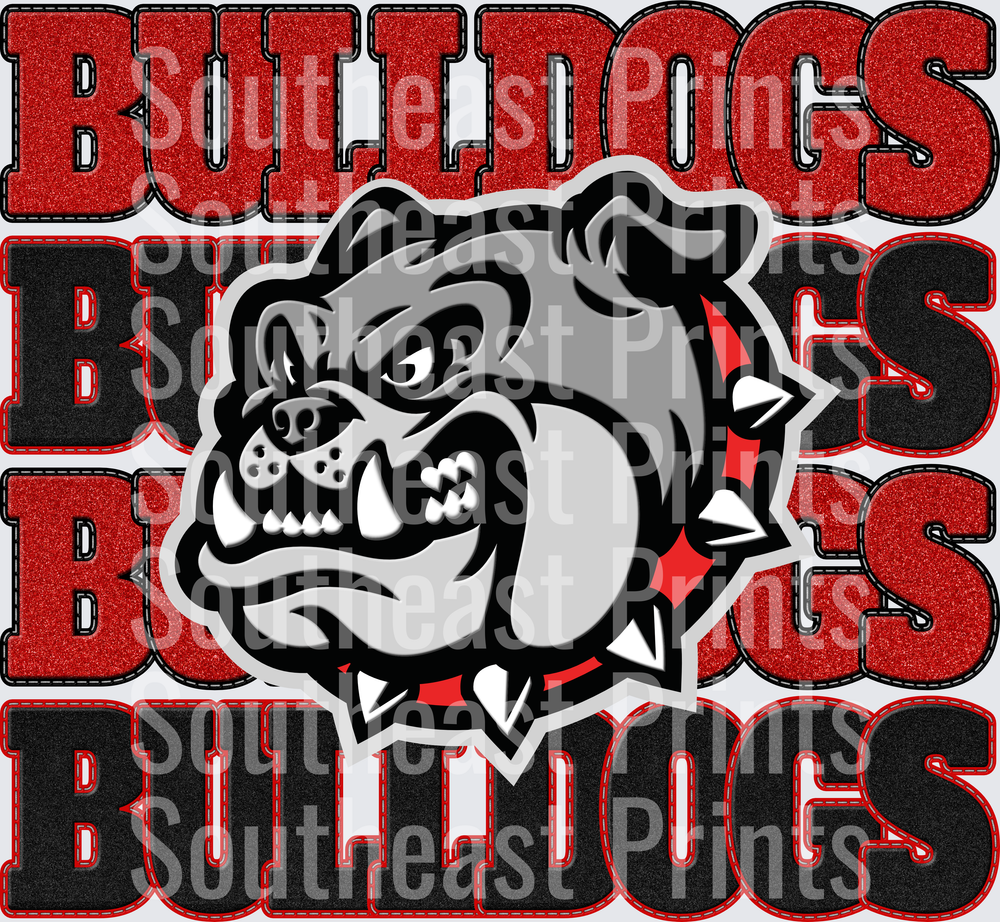 Bulldogs Mascot Stacked