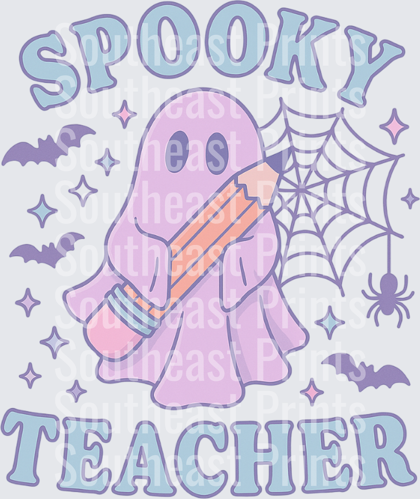 Halloween Cute Ghost Spooky Teacher