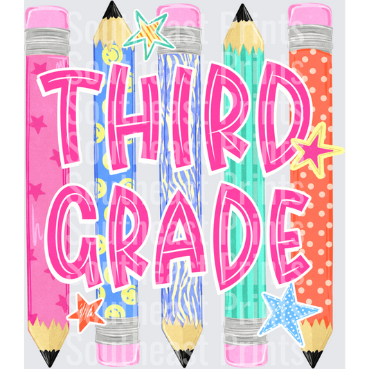 Third Grade Pencils