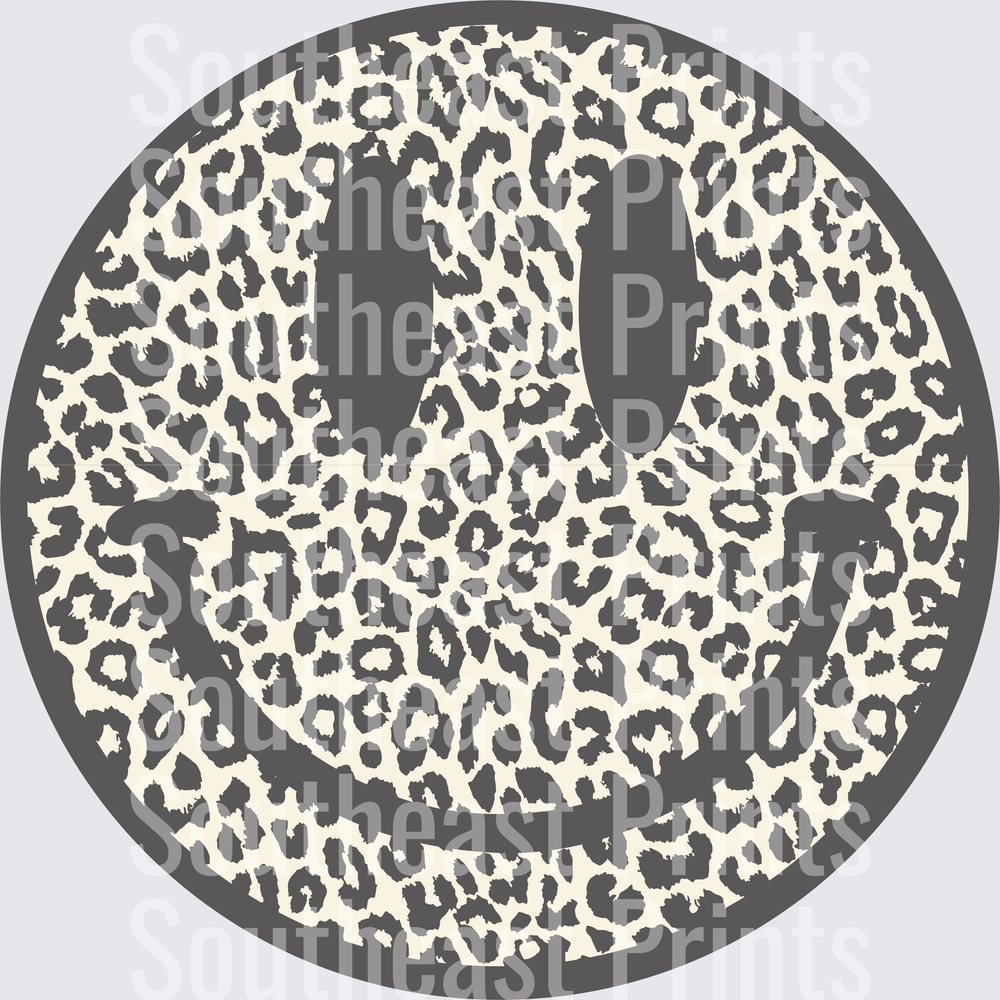 Leopard Print Smiley