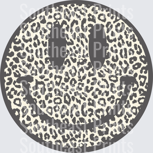 Leopard Print Smiley