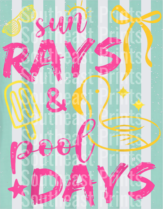 Sun Rays Pool Days
