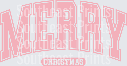 Merry Christmas Pink