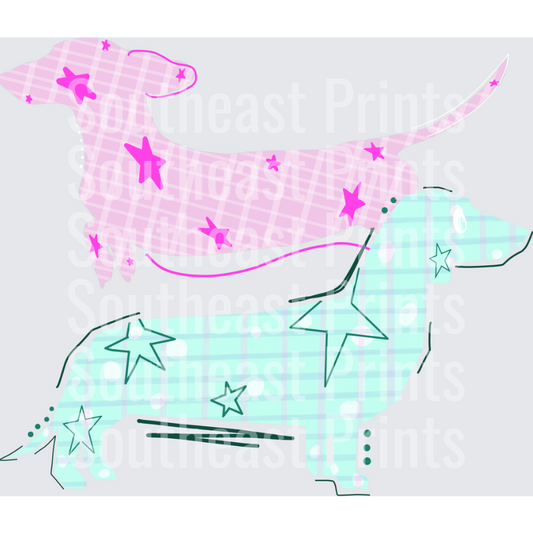 Pink Mint Dachshunds