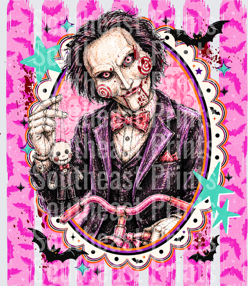 Jigsaw Pink Halloween