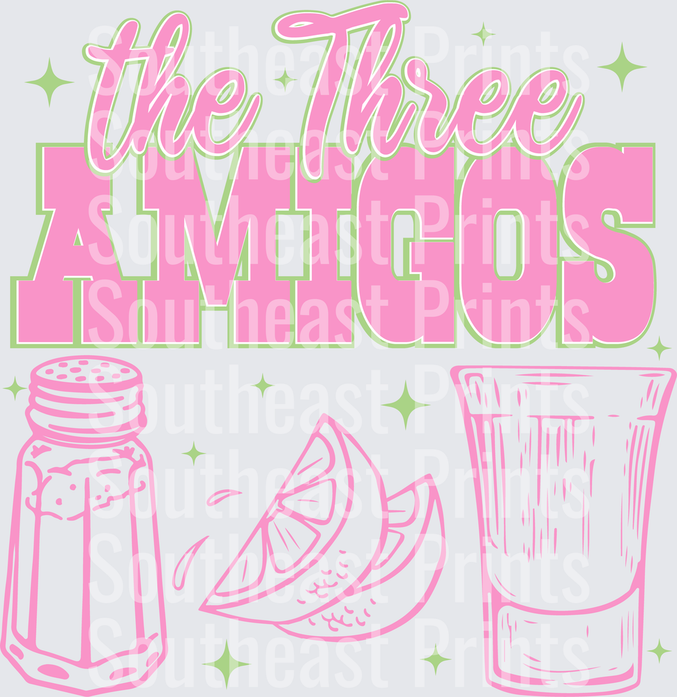 The Three Amigos Pink Tequila