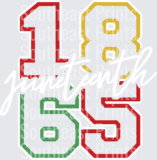 Vintage 1965 Numbers