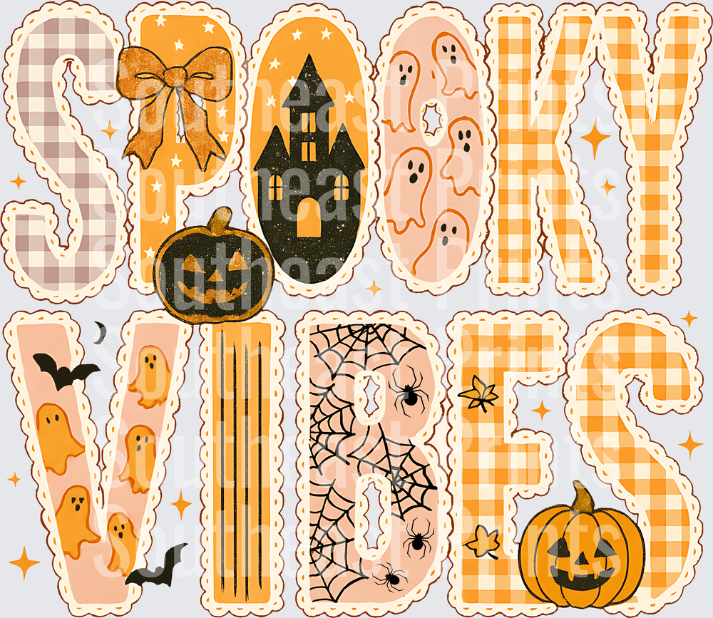 Spooky Halloween Letters