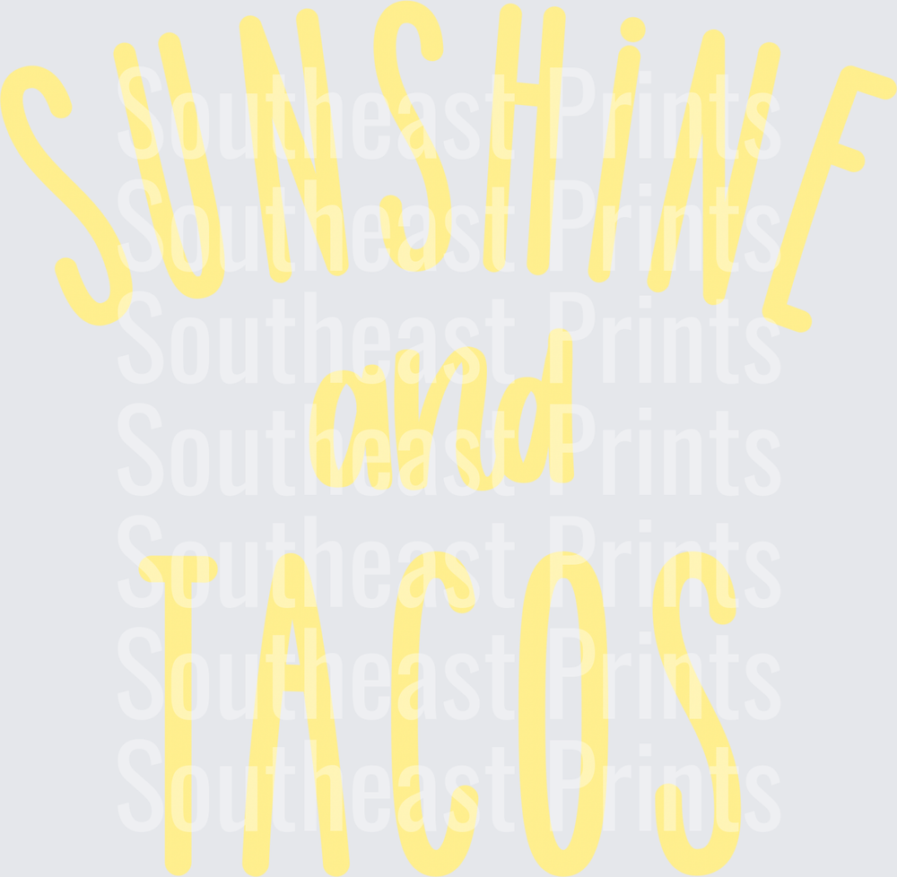 Sunshine and Tacos Yellow