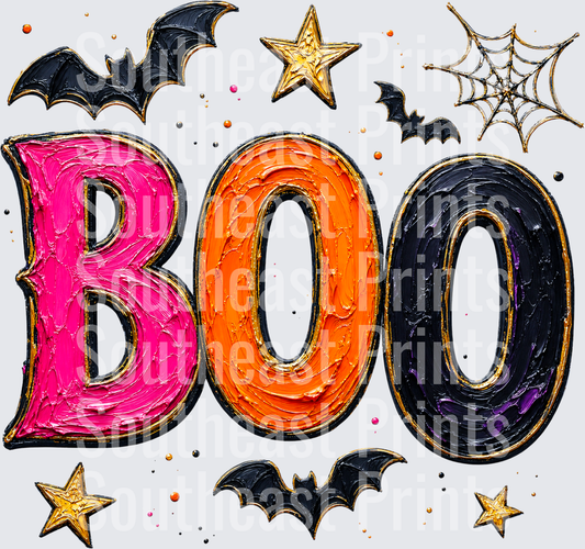Halloween BOO Typography