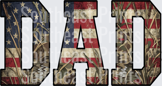 Patriotic Dad Camouflage