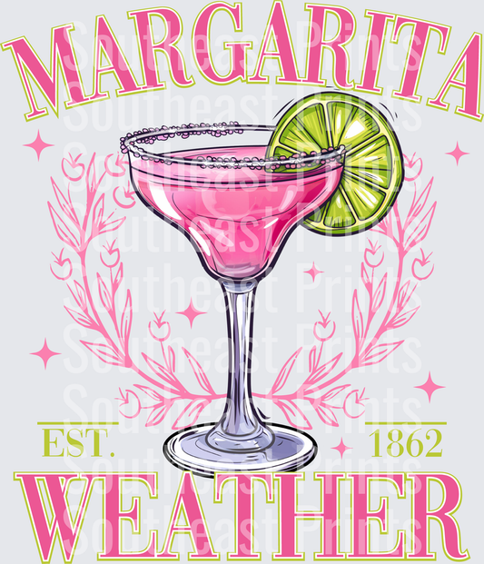 Margarita Weather Pink Cocktail